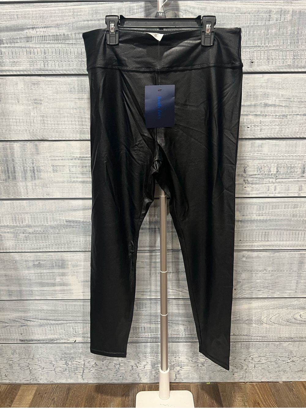 Women’s Black Faux Leather Leggings